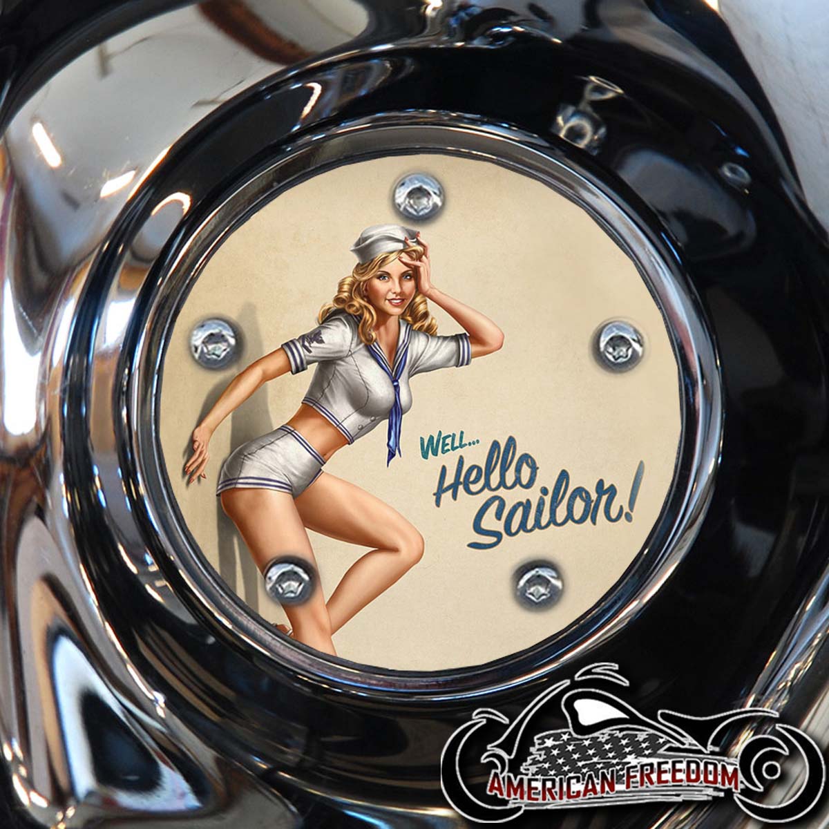 Custom Timing Cover - Hello Sailor